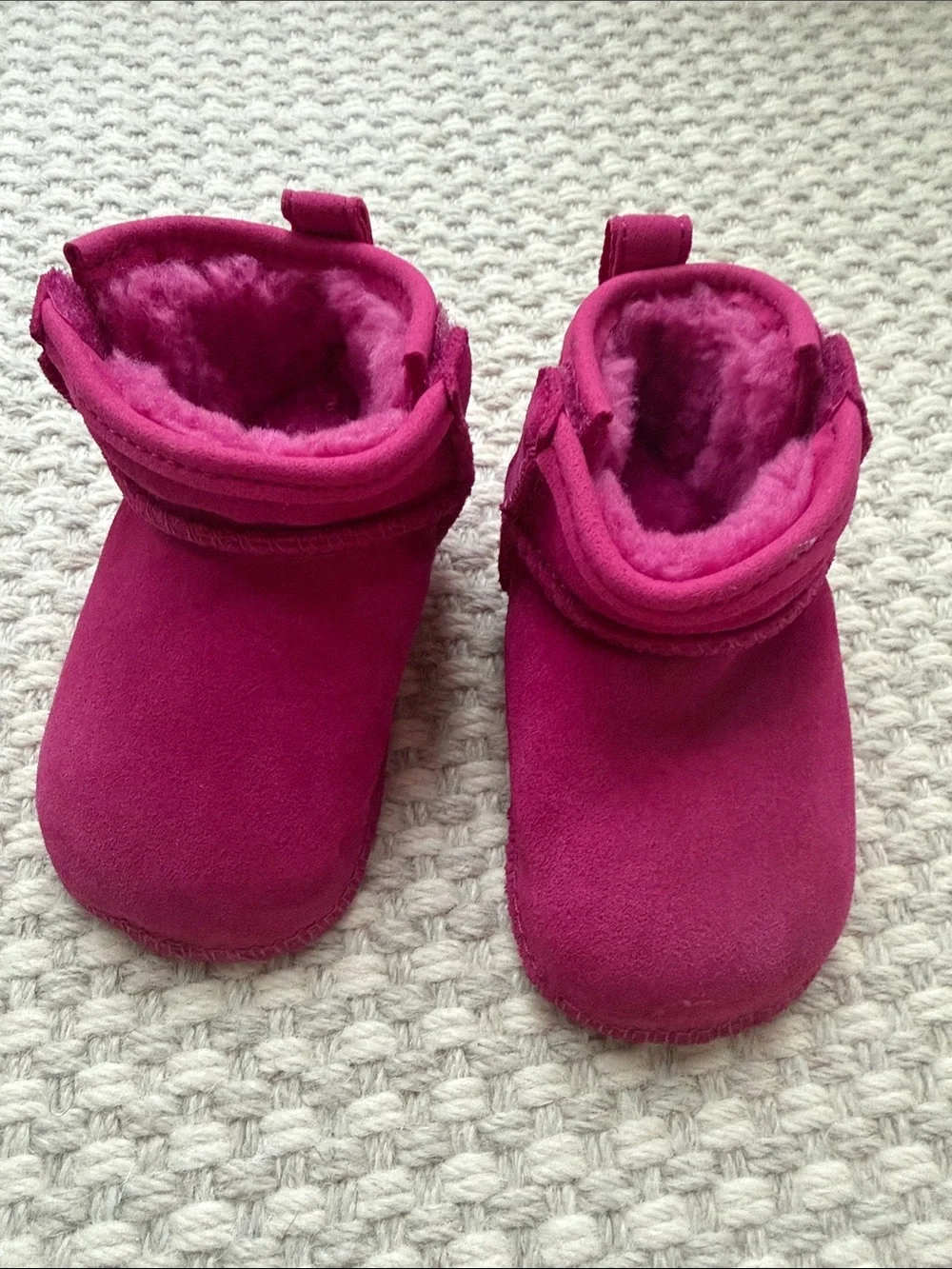 UGG Kids Hot Pink Shearling Boots